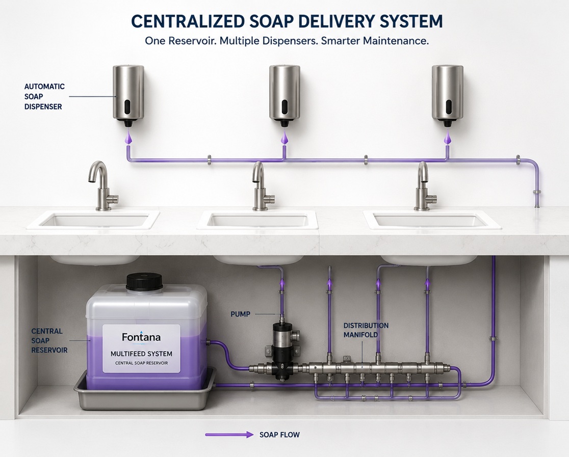 Fontana commercial bathroom fixtures